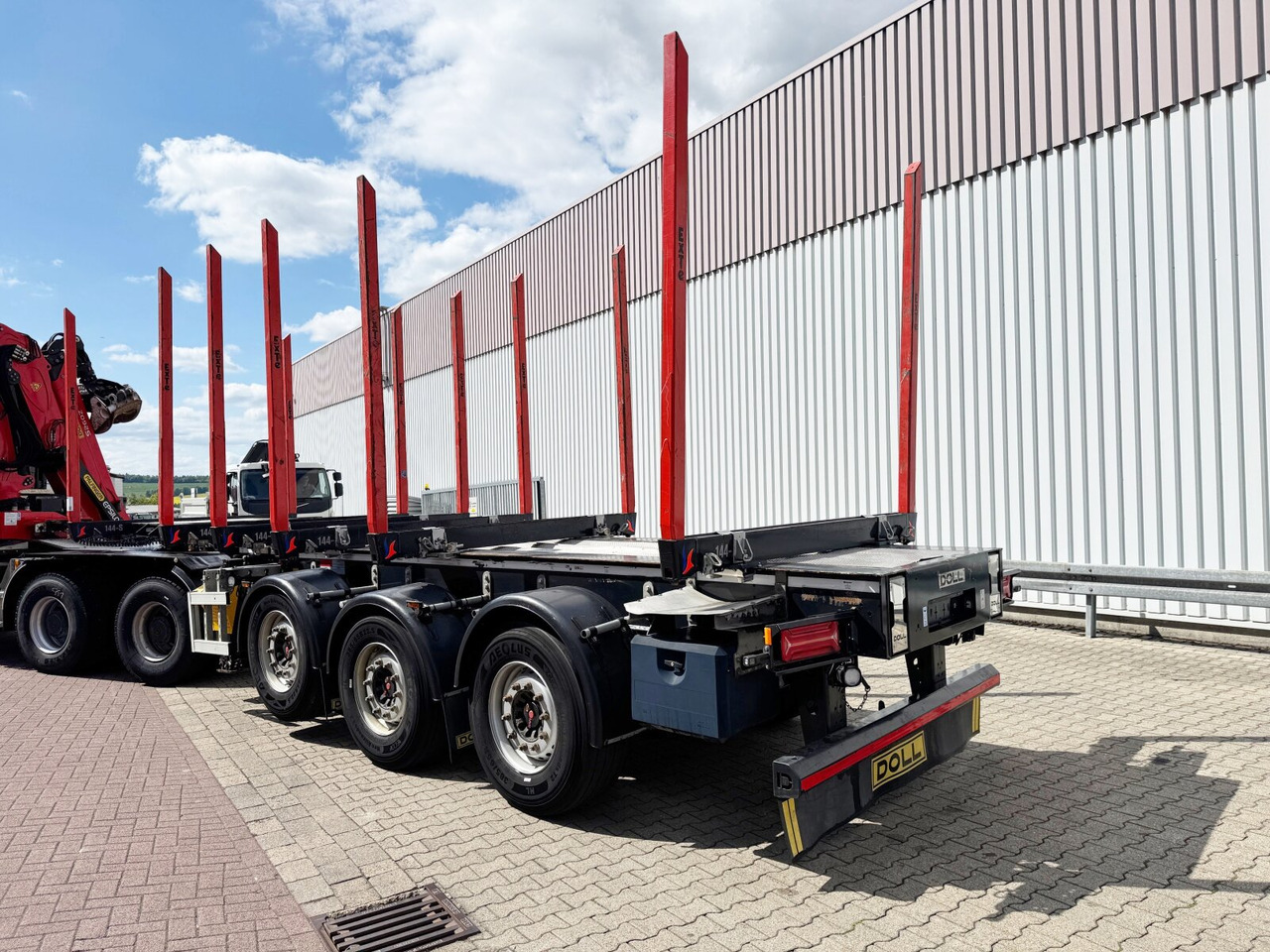 Semi-remorque grumier Doll LOGO H3L-14XL LOGO H3L-14XL, Liftachse, Nachlauflenkachse, teleskopierbar 9,4m-12,9: photos 9