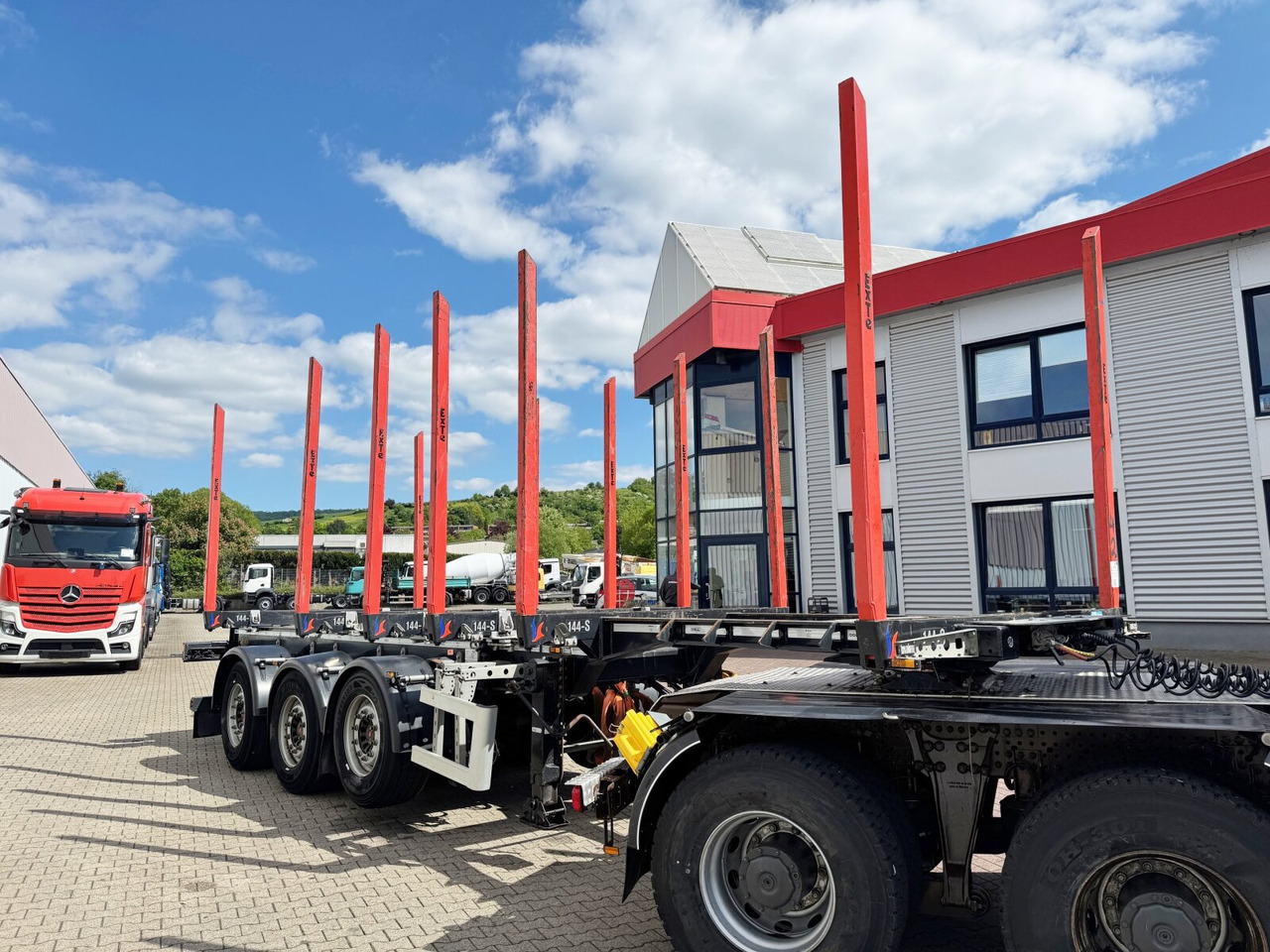 Semi-remorque grumier Doll LOGO H3L-14XL LOGO H3L-14XL, Liftachse, Nachlauflenkachse, teleskopierbar 9,4m-12,9: photos 12