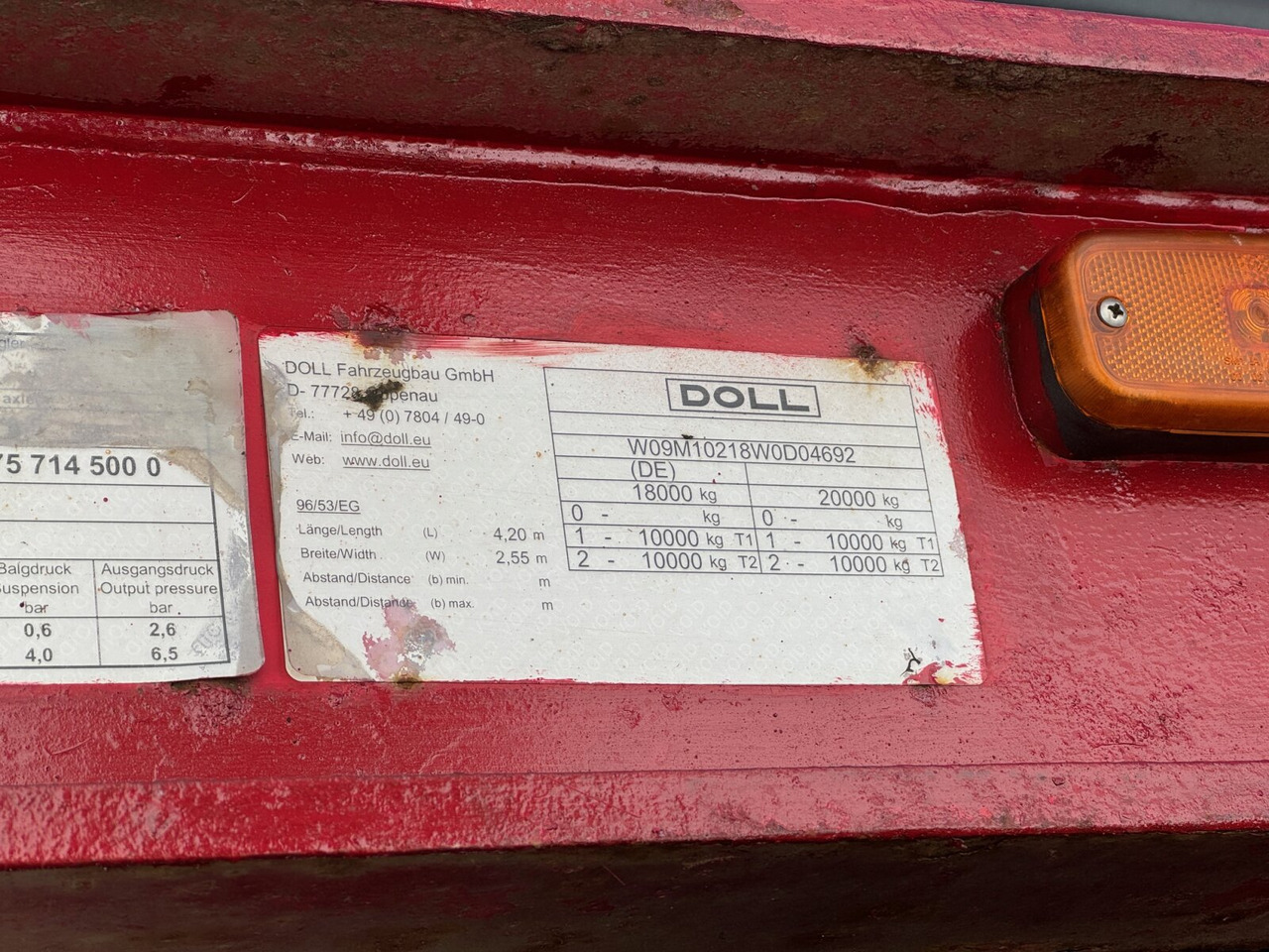 Remorque grumier Doll M135 Nachläufer M135 Nachläufer: photos 7