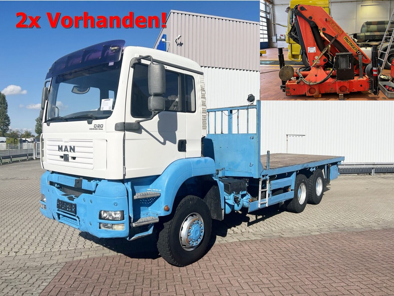 MAN TGA 26.310 6X6 BB TGA 26.310 6X6 BB, Kran PALFINGER PK 23002 C, Funk - Camion grue: photos 1 MAN TGA 26.310 6X6 BB TGA 26.310 6X6 BB, Kran PALFINGER PK 23002 C, Funk - Camion grue: photos 1
