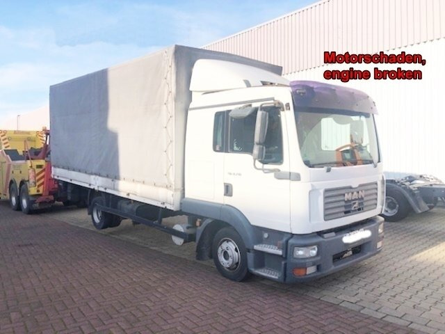 MAN TGL 8.210 BL 4x2 TGL 8.210 BL 4x2 mit LBW, Motorschaden! - Camion à rideaux coulissants: photos 1 MAN TGL 8.210 BL 4x2 TGL 8.210 BL 4x2 mit LBW, Motorschaden! - Camion à rideaux coulissants: photos 1