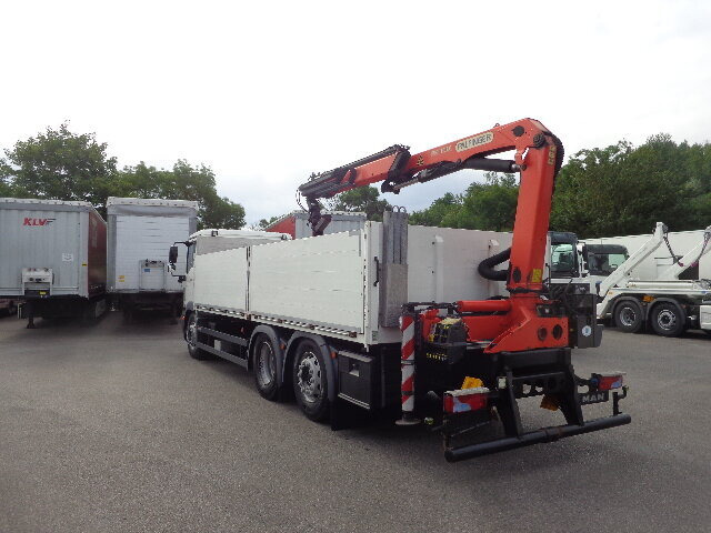 Camion grue, Camion plateau MAN TGM 26.340 6x2-4 LL TGM 26.340 6x2-4 LL,Lenk-Liftachse, Heckkran, Palfinger PK 11.001, faltbar,: photos 9 Camion grue, Camion plateau MAN TGM 26.340 6x2-4 LL TGM 26.340 6x2-4 LL,Lenk-Liftachse, Heckkran, Palfinger PK 11.001, faltbar,: photos 9