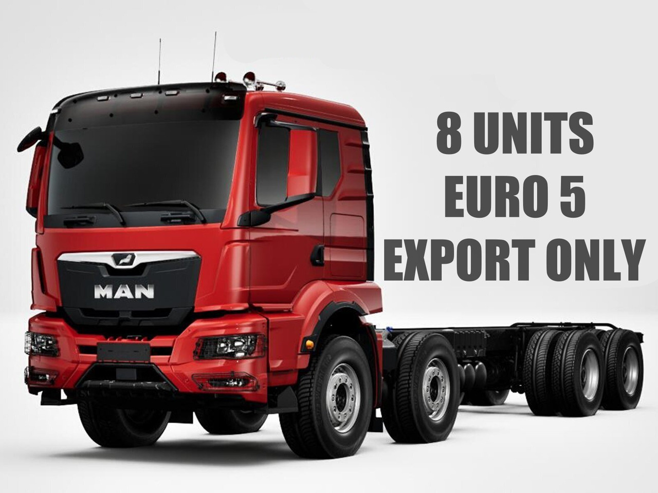 Châssis cabine neuf MAN TGS 41.440/480 8x4 BB CH TGS 41.440/480 8x4 BB CH, MEHRFACH VORHANDEN!: photos 1