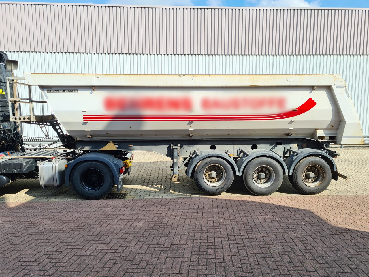 Meiller MHPS 12/27 MHPS 12/27 NOSS2, Stahlmulde ca. 26m³, Liftachse - Semi-remorque benne: photos 4 Meiller MHPS 12/27 MHPS 12/27 NOSS2, Stahlmulde ca. 26m³, Liftachse - Semi-remorque benne: photos 4
