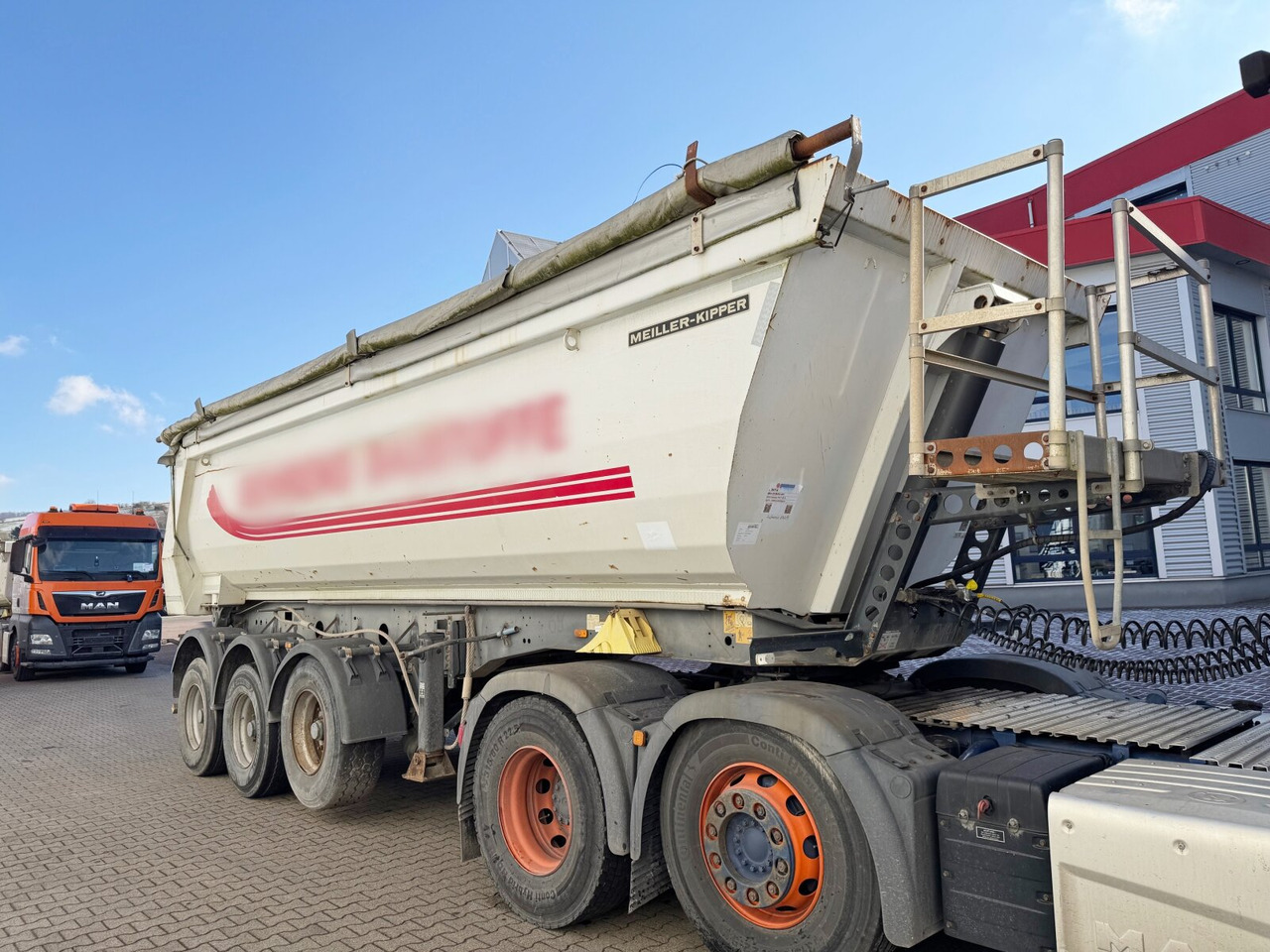 Meiller MHPS 12/27 MHPS 12/27, Stahlmulde ca. 26m³, Liftachse - Semi-remorque benne: photos 3 Meiller MHPS 12/27 MHPS 12/27, Stahlmulde ca. 26m³, Liftachse - Semi-remorque benne: photos 3