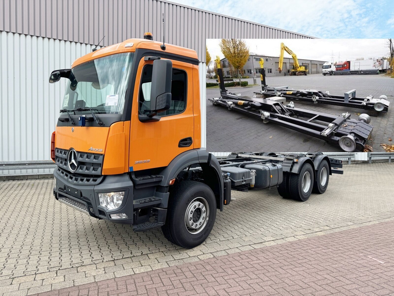 Mercedes-Benz Arocs 2633 6x4 Arocs 2633 6x4, 2x Nebenantrieb - Châssis cabine: photos 1 Mercedes-Benz Arocs 2633 6x4 Arocs 2633 6x4, 2x Nebenantrieb - Châssis cabine: photos 1