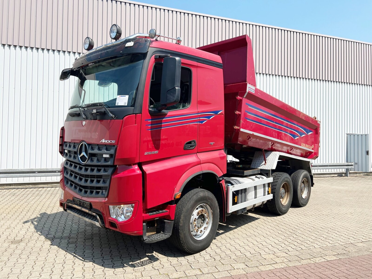 Mercedes-Benz Arocs 2658 K 6x4 Arocs 2658 K 6x4, Retarder, Stahlmulde ca. 11m³, hydr. Heckklappenöffnung - Camion benne: photos 1 Mercedes-Benz Arocs 2658 K 6x4 Arocs 2658 K 6x4, Retarder, Stahlmulde ca. 11m³, hydr. Heckklappenöffnung - Camion benne: photos 1