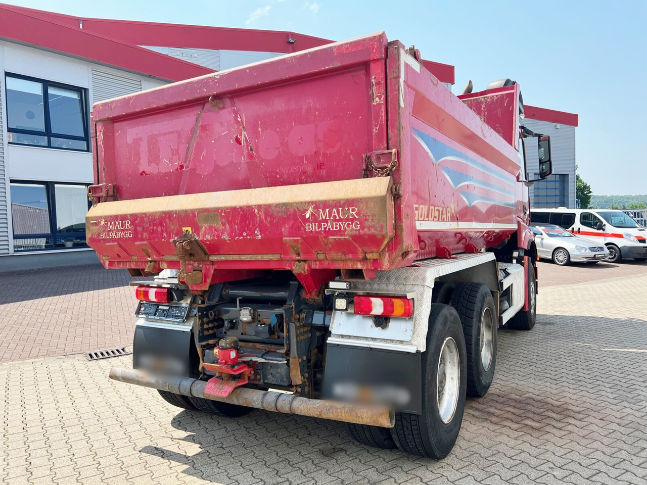 Camion benne Mercedes-Benz Arocs 2658 K 6x4 Arocs 2658 K 6x4, Retarder, Stahlmulde ca. 11m³, hydr. Heckklappenöffnung: photos 10 Camion benne Mercedes-Benz Arocs 2658 K 6x4 Arocs 2658 K 6x4, Retarder, Stahlmulde ca. 11m³, hydr. Heckklappenöffnung: photos 10