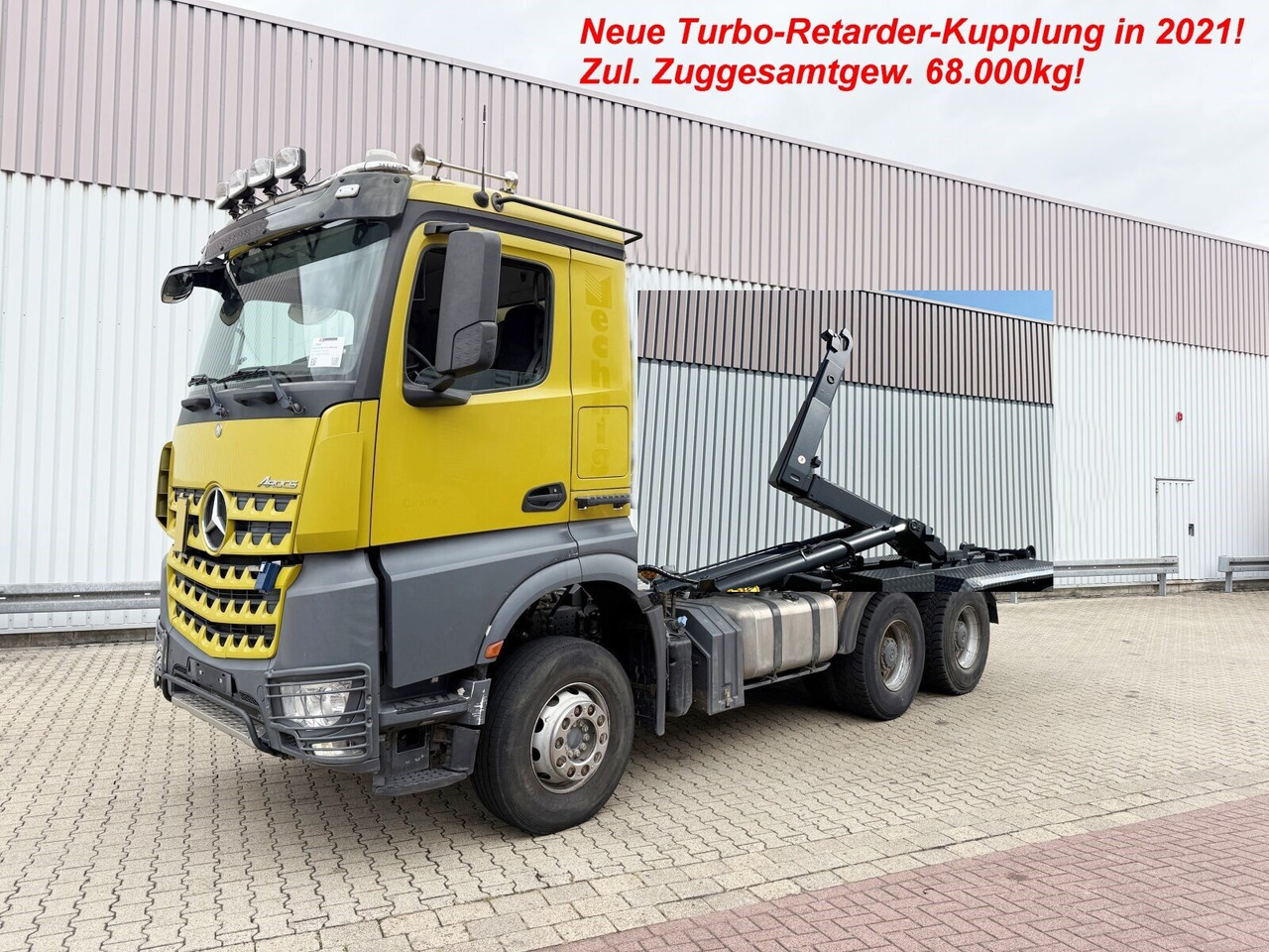 Mercedes-Benz Arocs 3363 K 6x4 Arocs 3363 K 6x4, Grounder, Turbo-Retarder-Kupplung - Camion ampliroll: photos 1 Mercedes-Benz Arocs 3363 K 6x4 Arocs 3363 K 6x4, Grounder, Turbo-Retarder-Kupplung - Camion ampliroll: photos 1