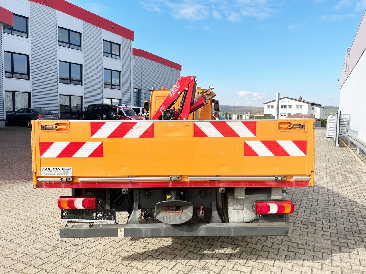 Camion grue, Camion plateau Mercedes-Benz Atego 1023 L 4x2 Atego 1023 L 4x2 mit Kran Fassi F85B.0.21: photos 12