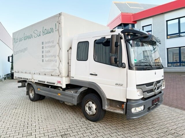 Camion à rideaux coulissants Mercedes-Benz Atego 822 4x2 Atego 822 4x2, Doka mit Kombisitzbank: photos 8