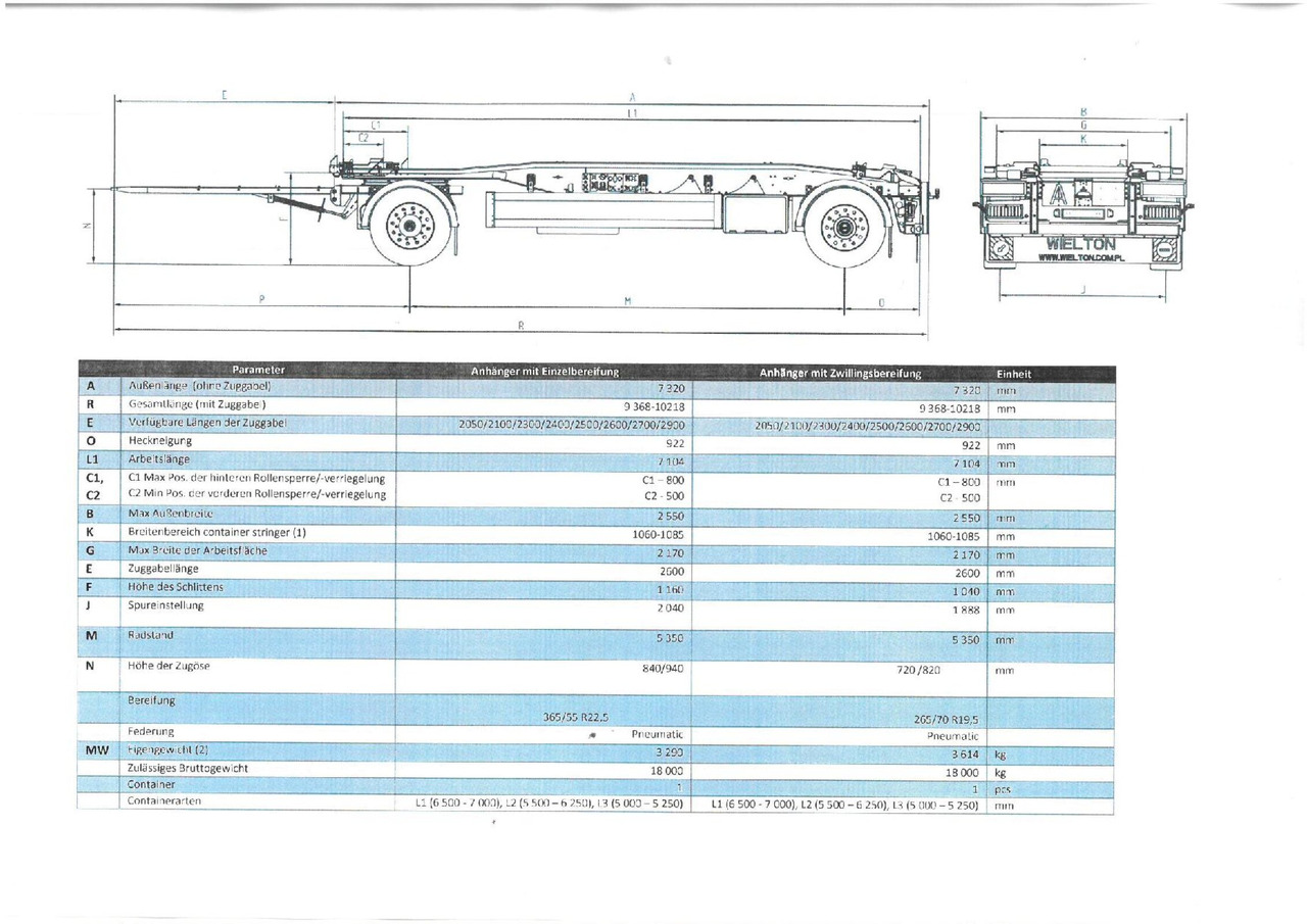 PS2H M3 PS2H M3 Schlitten-Abrollanhänger - Remorque ampliroll/ Multibenne: photos 4 PS2H M3 PS2H M3 Schlitten-Abrollanhänger - Remorque ampliroll/ Multibenne: photos 4