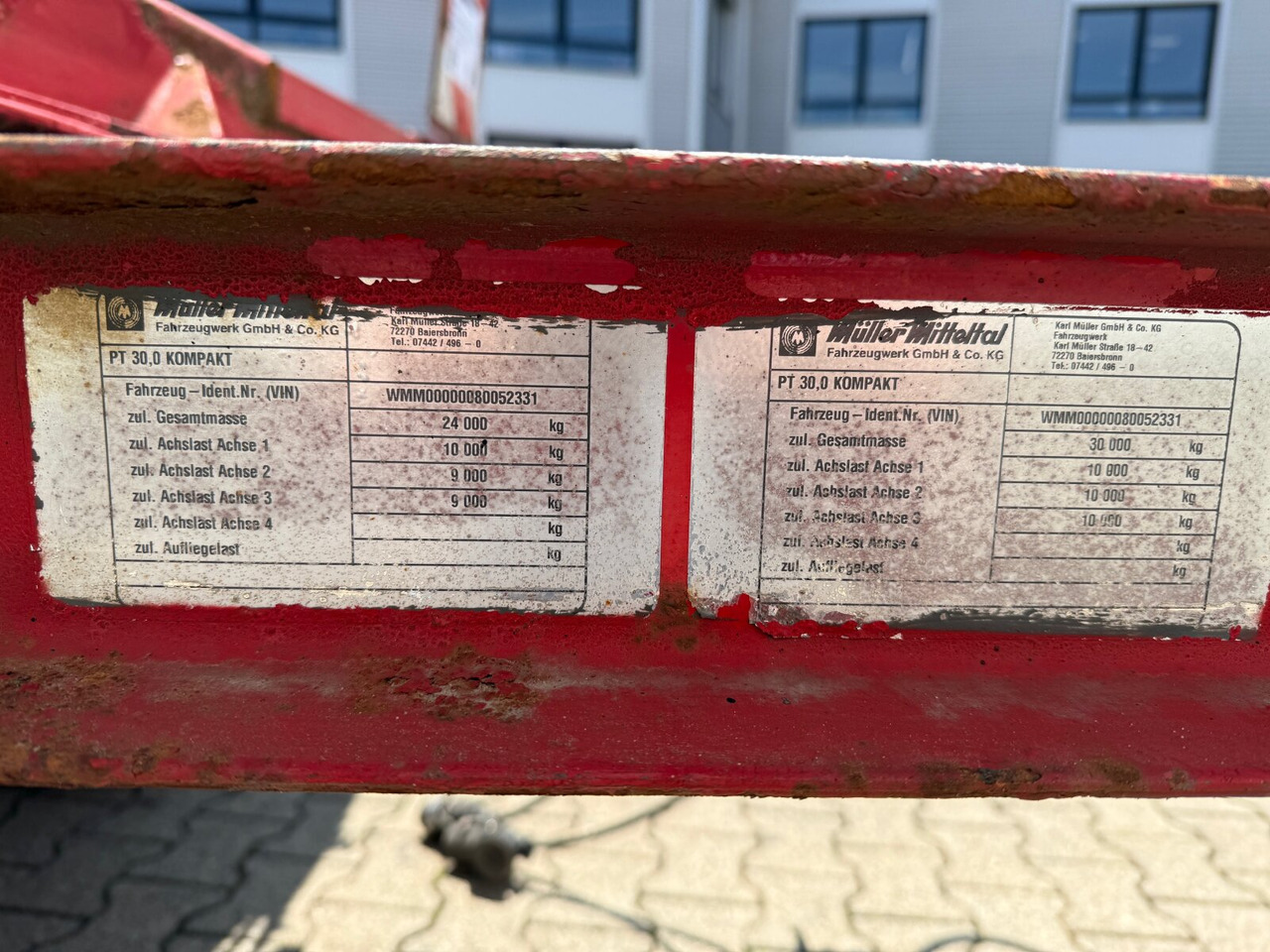 PT 30,0 Kompakt PT 30,0 Kompakt, verbr. auf 3m - Remorque porte-engin surbaissée: photos 4 PT 30,0 Kompakt PT 30,0 Kompakt, verbr. auf 3m - Remorque porte-engin surbaissée: photos 4