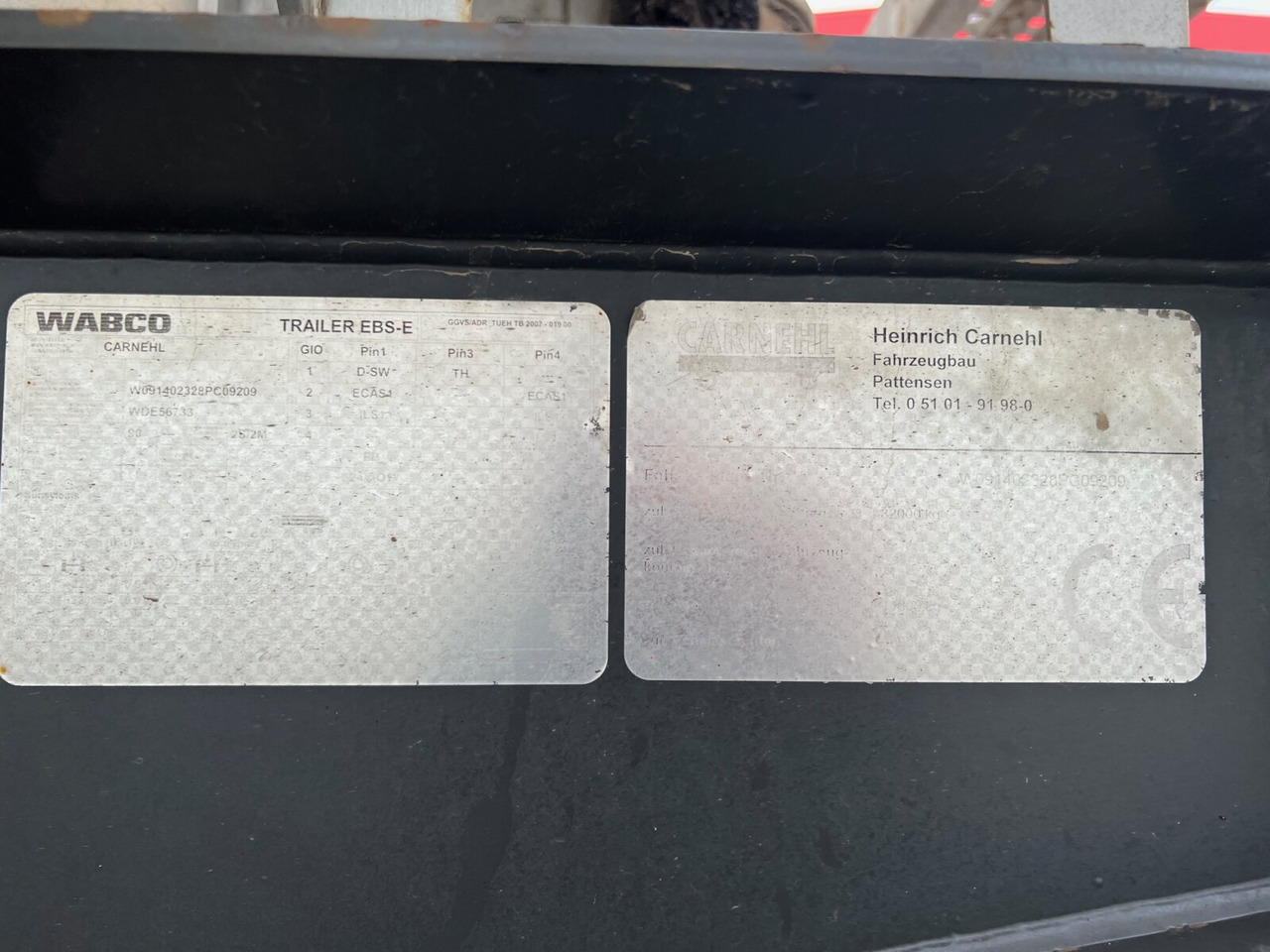 Carnehl CHKS32/2HG CHKS32/2HG, Stahlmulde ca. 23m³, Liftachse - Semi-remorque: photos 4 Carnehl CHKS32/2HG CHKS32/2HG, Stahlmulde ca. 23m³, Liftachse - Semi-remorque: photos 4