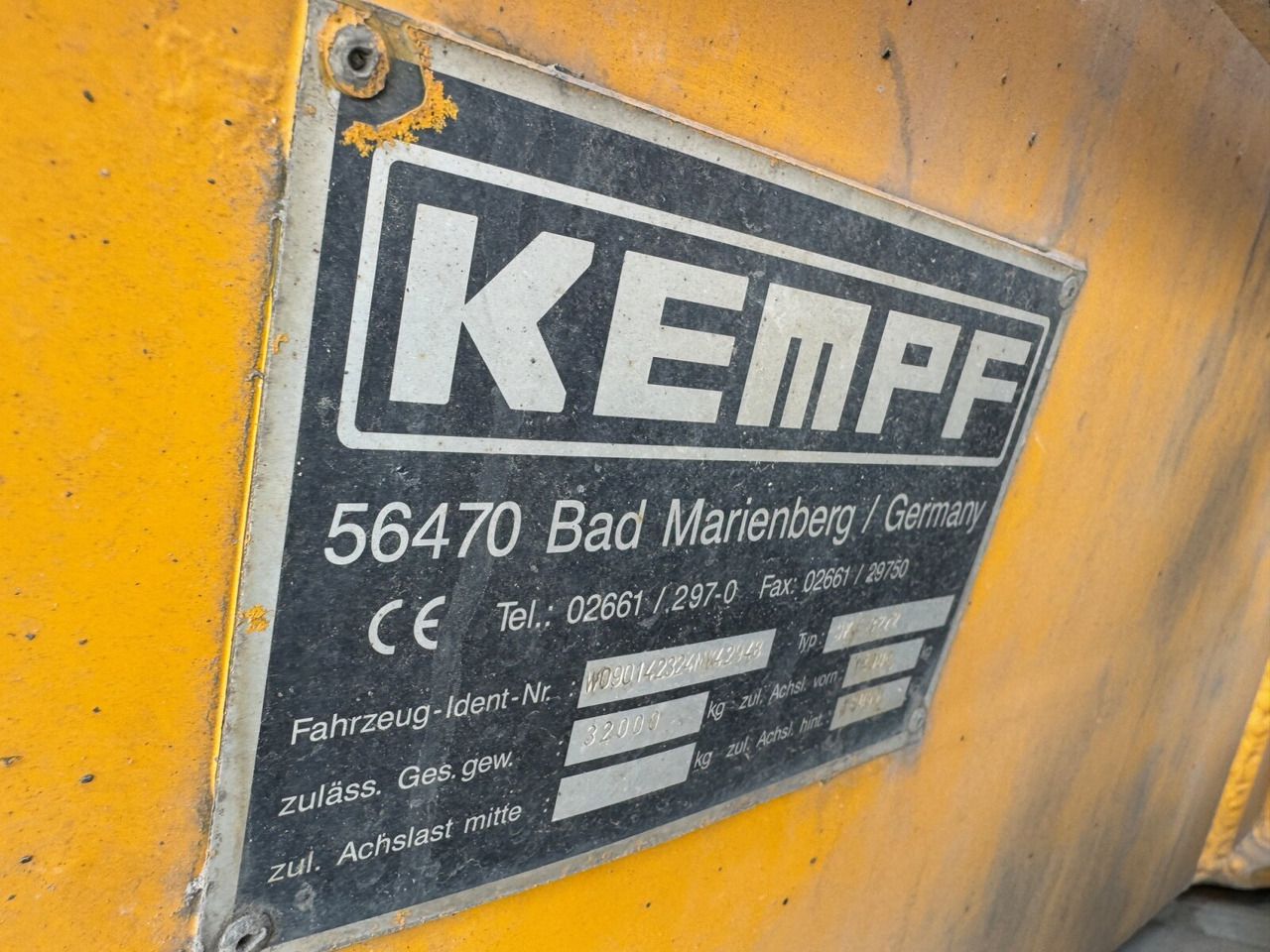 Kempf SKM 32/2 SKM 32/2, Alumulde ca. 27m³ - Semi-remorque: photos 3 Kempf SKM 32/2 SKM 32/2, Alumulde ca. 27m³ - Semi-remorque: photos 3