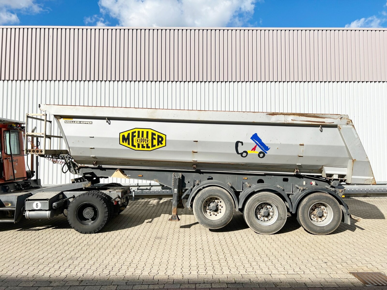 Meiller MHPS 12/27 MHPS 12/27 NOSS2, Stahlmulde ca. 26m³, Liftachse - Semi-remorque: photos 5 Meiller MHPS 12/27 MHPS 12/27 NOSS2, Stahlmulde ca. 26m³, Liftachse - Semi-remorque: photos 5