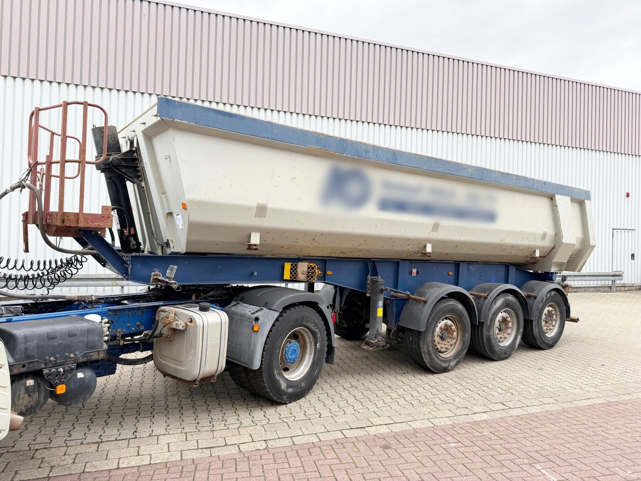 Schwarzmüller HKS 3/E-S1 HKS 3/E-S1, Liftachse, Stahlmulde, ca. 25m³ - Semi-remorque: photos 1 Schwarzmüller HKS 3/E-S1 HKS 3/E-S1, Liftachse, Stahlmulde, ca. 25m³ - Semi-remorque: photos 1