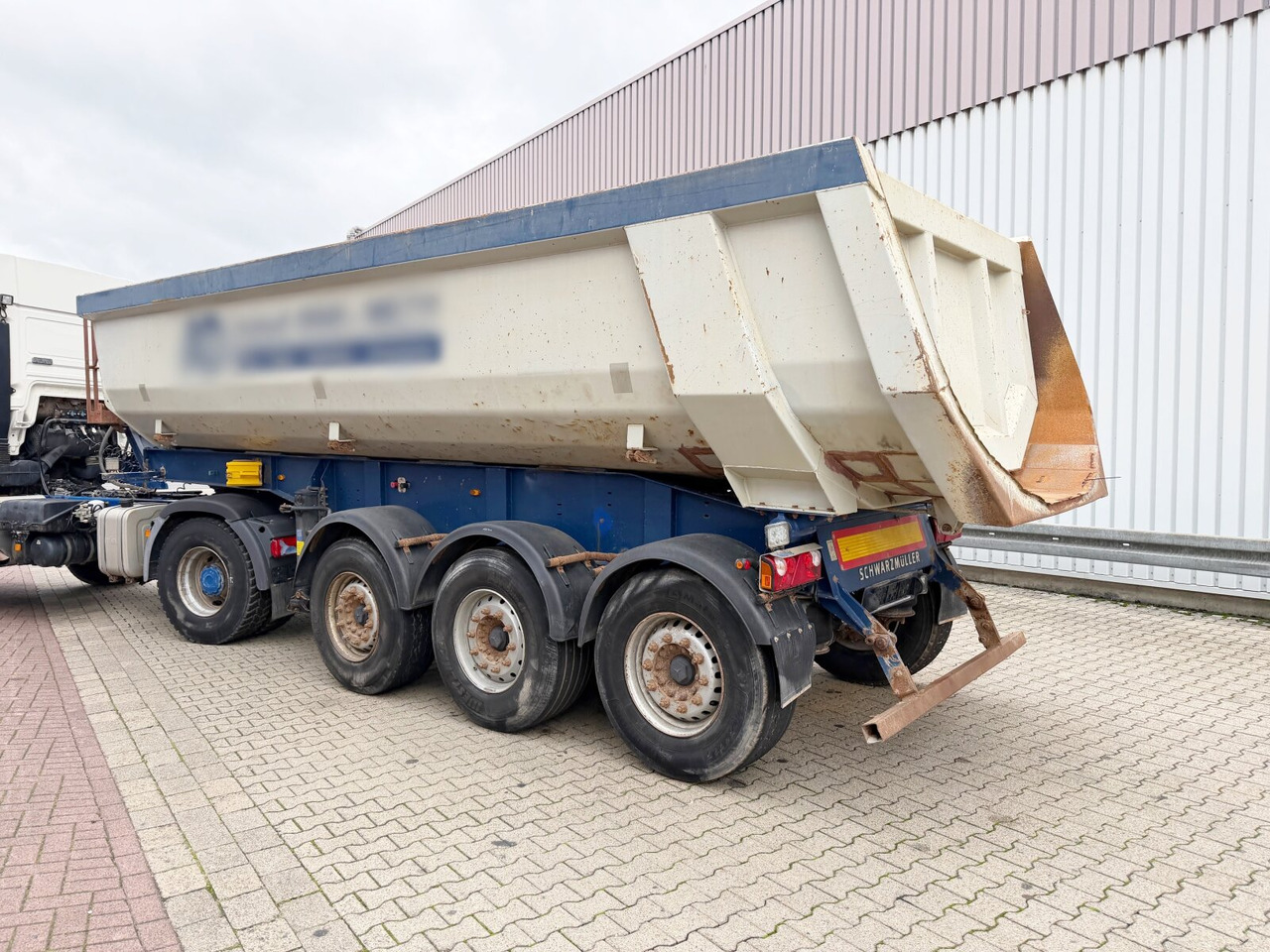 Schwarzmüller HKS 3/E-S1 HKS 3/E-S1, Liftachse, Stahlmulde, ca. 25m³ - Semi-remorque: photos 4 Schwarzmüller HKS 3/E-S1 HKS 3/E-S1, Liftachse, Stahlmulde, ca. 25m³ - Semi-remorque: photos 4