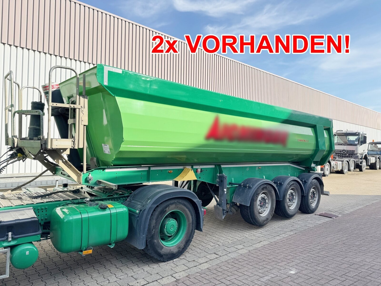 Schwarzmüller K-Serie Kippauflieger K-Serie Kippauflieger, Hardoxmulde ca. 25m³, 2x Liftachse - Semi-remorque: photos 1 Schwarzmüller K-Serie Kippauflieger K-Serie Kippauflieger, Hardoxmulde ca. 25m³, 2x Liftachse - Semi-remorque: photos 1