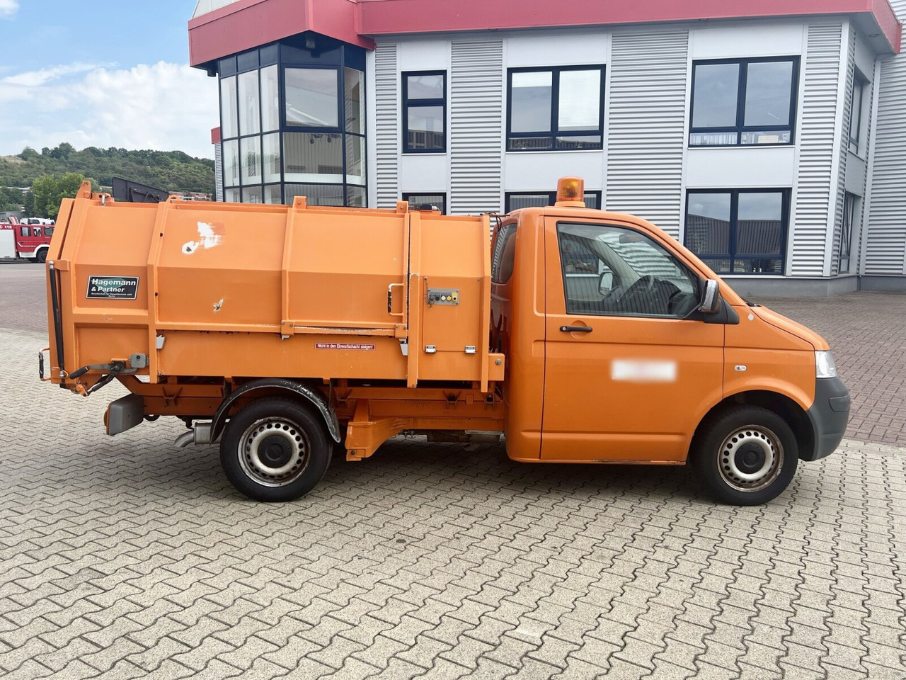 Benne à ordures ménagères pour transport de déchets Volkswagen T5 1.9 TDI 4x2 Müllwagen T5 1.9 TDI 4x2, Hagemann Müllpreßaufbau ca. 3,4m³, Rechtslenker: photos 10