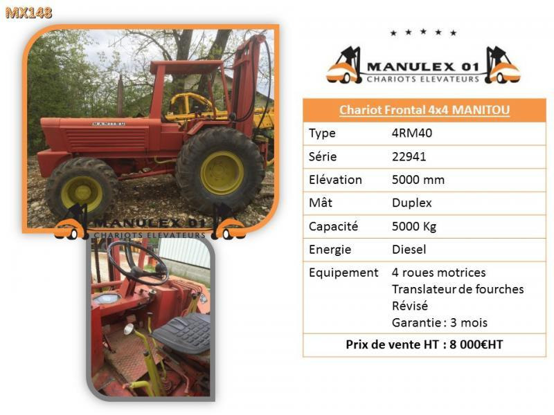 Manitou 4RM40 - Chariot tout terrain: photos 4 Manitou 4RM40 - Chariot tout terrain: photos 4
