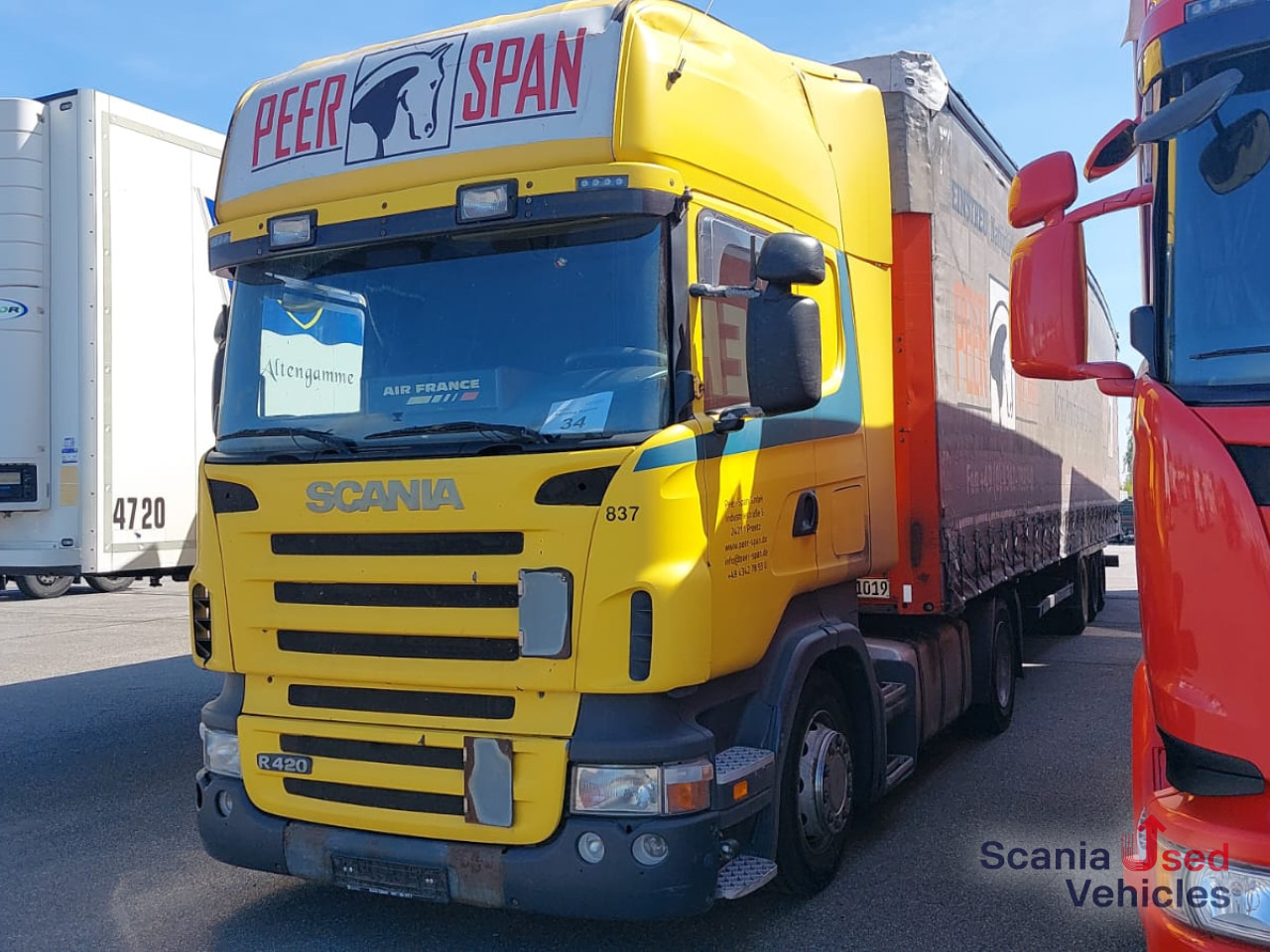 SCANIA R 420 LA4x2MEB Volumen MEGA JumbO Vollluft - Tracteur routier: photos 1 SCANIA R 420 LA4x2MEB Volumen MEGA JumbO Vollluft - Tracteur routier: photos 1