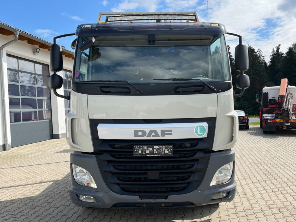 Camion grumier, Camion grue DAF CF 460 6x4 mit Riedler Holzaufb. Penz Kran 12Z: photos 6