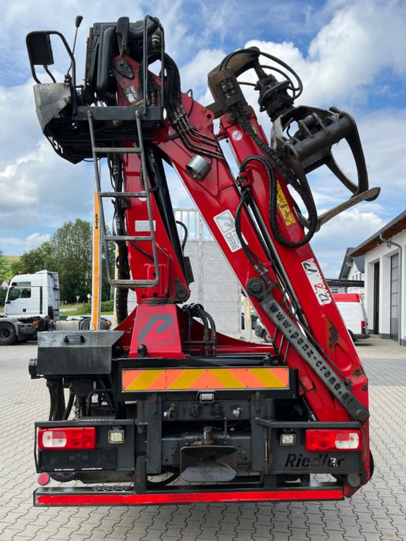 Camion grumier, Camion grue DAF CF 460 6x4 mit Riedler Holzaufb. Penz Kran 12Z: photos 15