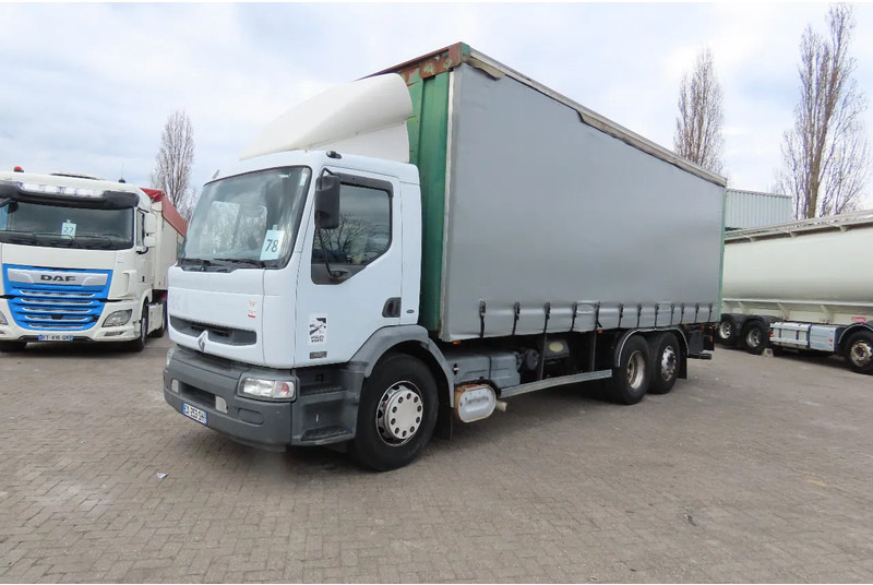 Renault Premium 420 6x2 3 axels, MANUAL!!! - Camion à rideaux coulissants: photos 1 Renault Premium 420 6x2 3 axels, MANUAL!!! - Camion à rideaux coulissants: photos 1