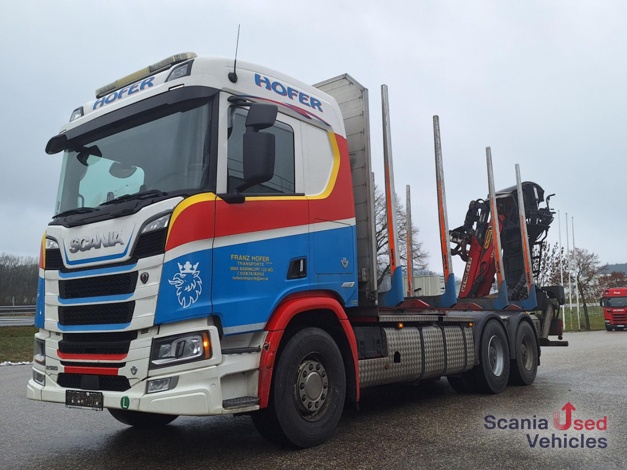 SCANIA R 580 B6x4NB+Epsilon M12 Z - Camion grumier, Camion grue: photos 1 SCANIA R 580 B6x4NB+Epsilon M12 Z - Camion grumier, Camion grue: photos 1