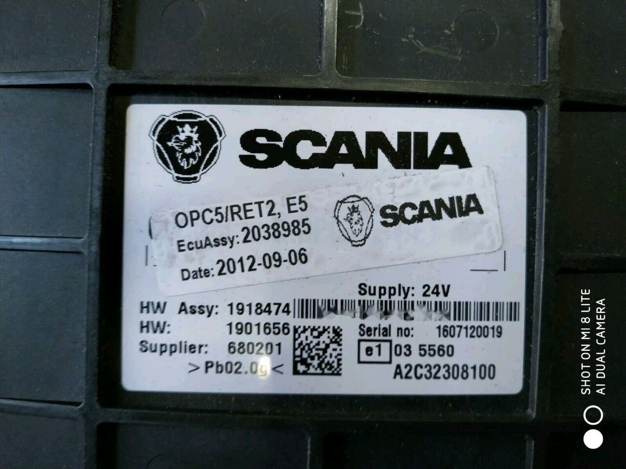 OPC5 / RET2 2038984 Scania truck - Bloc de gestion pour Camion: photos 2 OPC5 / RET2 2038984 Scania truck - Bloc de gestion pour Camion: photos 2