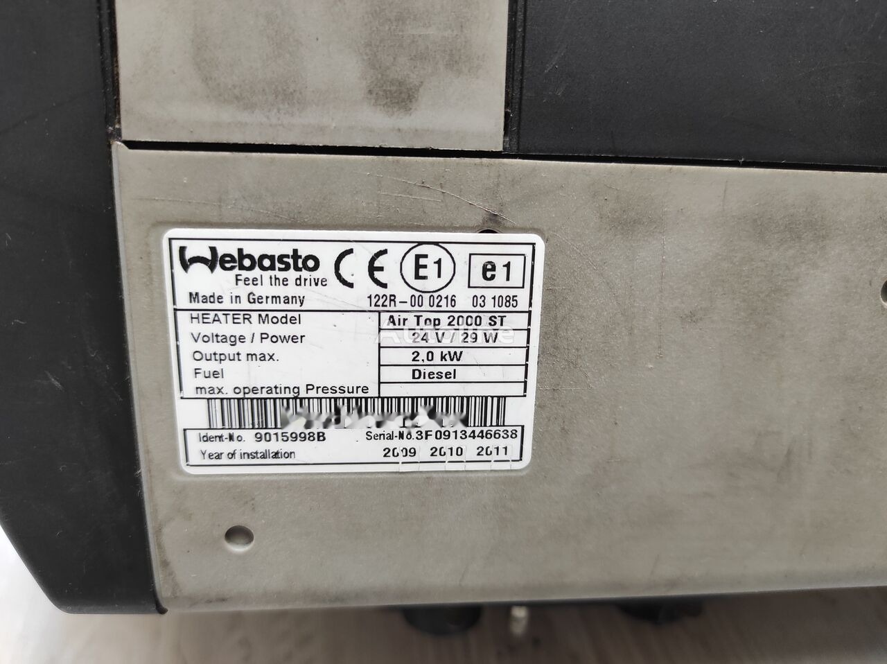 Webasto   Renault truck - Chauffage/ Ventilation pour Camion: photos 4 Webasto   Renault truck - Chauffage/ Ventilation pour Camion: photos 4