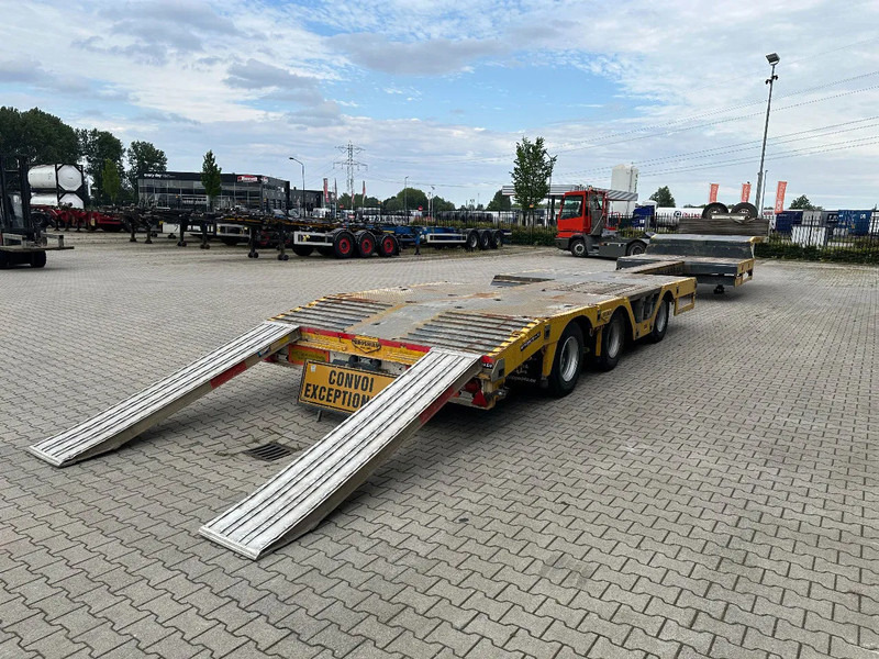 Broshuis E-2190/27 lowloader, wheel well, 4,1m extendable, steering axle - Semi-remorque surbaissé: photos 5 Broshuis E-2190/27 lowloader, wheel well, 4,1m extendable, steering axle - Semi-remorque surbaissé: photos 5