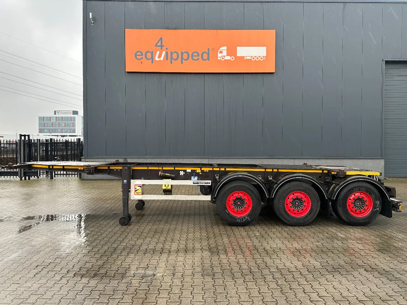 Burg 20FT ADR (EX/II, EX/III, FL, AT), Leergewicht: 3.690kg, SAF INTRADISC, 2x Liftachse, ALCOA, NL-Chassis, APK/ADR: 02-2026 - Semi-remorque porte-conteneur/ Caisse mobile: photos 2 Burg 20FT ADR (EX/II, EX/III, FL, AT), Leergewicht: 3.690kg, SAF INTRADISC, 2x Liftachse, ALCOA, NL-Chassis, APK/ADR: 02-2026 - Semi-remorque porte-conteneur/ Caisse mobile: photos 2