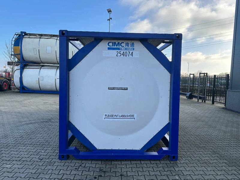 CIMC 20FT ISO, 25.090L / 1-COMP / 3 BAFFELS / T12 / 4 manholes / ADR valid until 02/2027 - Cuve de stockage: photos 5 CIMC 20FT ISO, 25.090L / 1-COMP / 3 BAFFELS / T12 / 4 manholes / ADR valid until 02/2027 - Cuve de stockage: photos 5