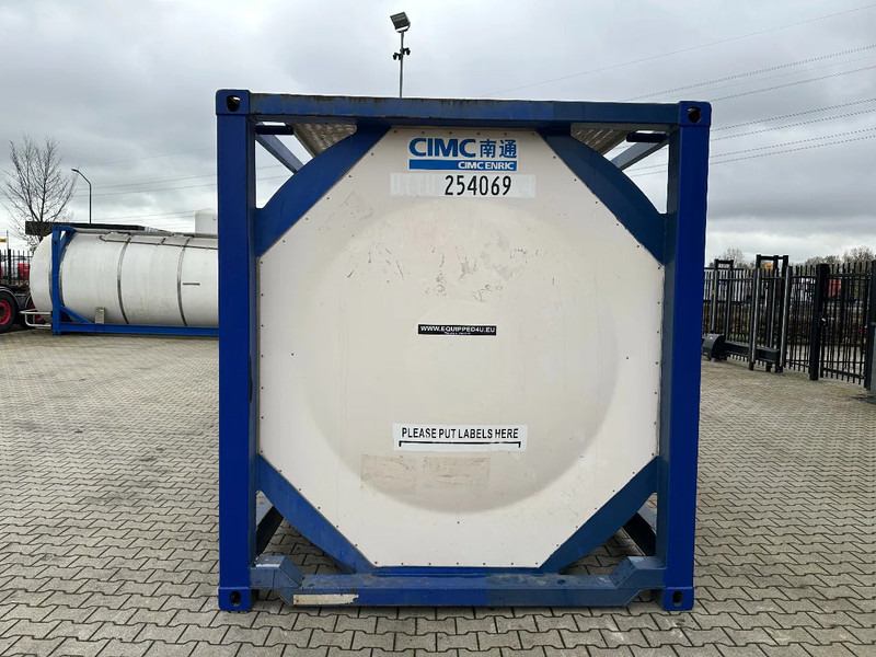 CIMC 20FT ISO, 25.090L / 1-COMP / 3 BAFFELS / T12 / 4 manholes / ADR valid until 06/2027 - Cuve de stockage: photos 5 CIMC 20FT ISO, 25.090L / 1-COMP / 3 BAFFELS / T12 / 4 manholes / ADR valid until 06/2027 - Cuve de stockage: photos 5