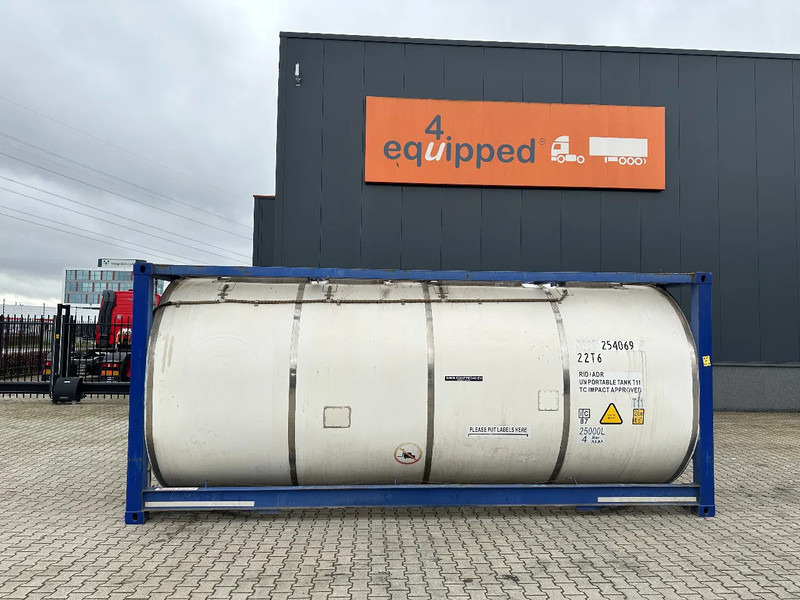 CIMC 20FT ISO, 25.090L / 1-COMP / 3 BAFFELS / T12 / 4 manholes / ADR valid until 06/2027 - Cuve de stockage: photos 3 CIMC 20FT ISO, 25.090L / 1-COMP / 3 BAFFELS / T12 / 4 manholes / ADR valid until 06/2027 - Cuve de stockage: photos 3