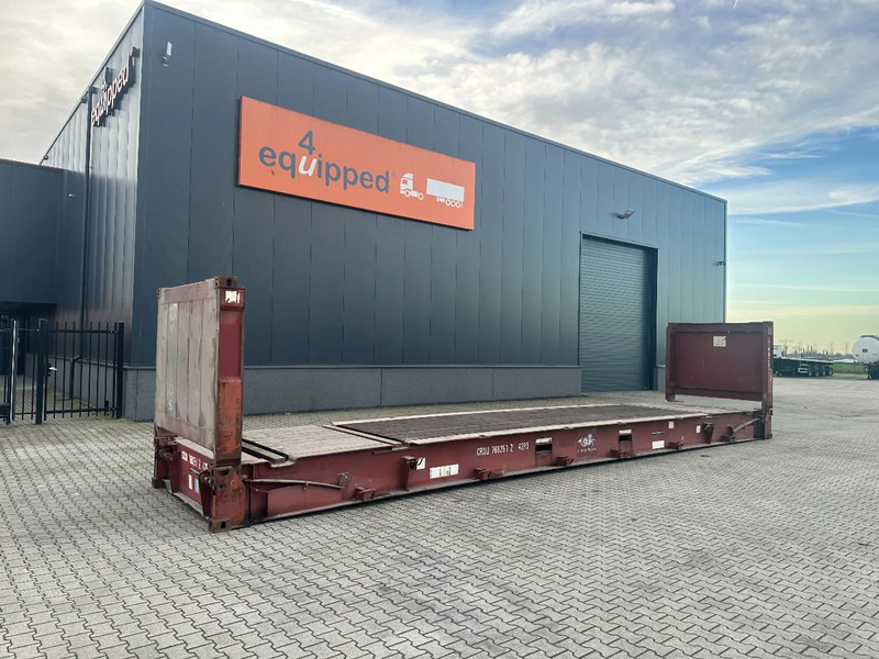 CIMC 40FT FLATRACK FLUSH FOLDING / CSC: 10/2027 / 10x available - Conteneur maritime: photos 1 CIMC 40FT FLATRACK FLUSH FOLDING / CSC: 10/2027 / 10x available - Conteneur maritime: photos 1