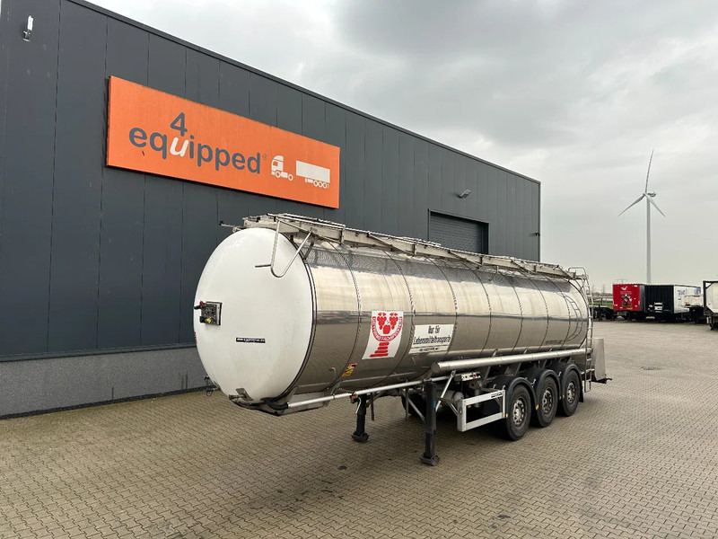 Feldbinder FOOD / LEVENSMIDDELEN / LEBENSMITTEL / 33.500L / 3-COMP / PUMP / NL-trailer / APK: 05-2026 - Semi-remorque citerne: photos 1 Feldbinder FOOD / LEVENSMIDDELEN / LEBENSMITTEL / 33.500L / 3-COMP / PUMP / NL-trailer / APK: 05-2026 - Semi-remorque citerne: photos 1