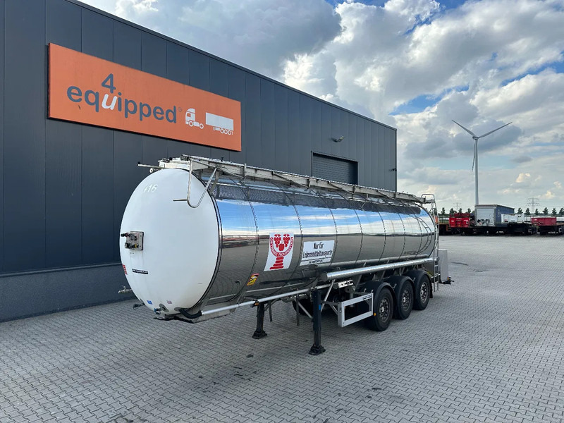 Feldbinder LEVENSMIDDELEN / FOOD / LEBENSMITTEL / 33.500L / 3-COMP / POMP / NL-trailer / APK: 03-2026 - Semi-remorque citerne: photos 1 Feldbinder LEVENSMIDDELEN / FOOD / LEBENSMITTEL / 33.500L / 3-COMP / POMP / NL-trailer / APK: 03-2026 - Semi-remorque citerne: photos 1
