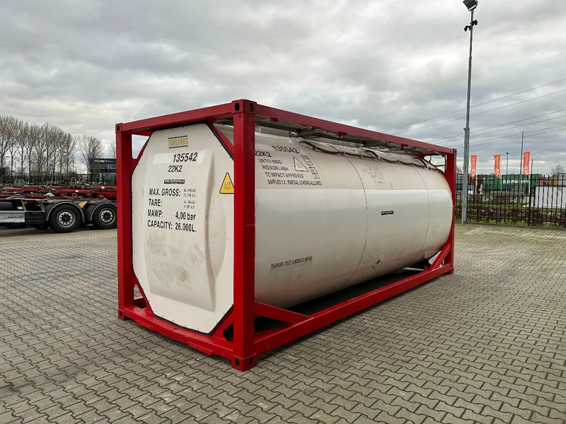 SINGAMAS 20FT ISO, 26.000L/1-COMP/3 BAFFELS/3 manholes, 5Y inspection: 06/2027 - Cuve de stockage: photos 4 SINGAMAS 20FT ISO, 26.000L/1-COMP/3 BAFFELS/3 manholes, 5Y inspection: 06/2027 - Cuve de stockage: photos 4