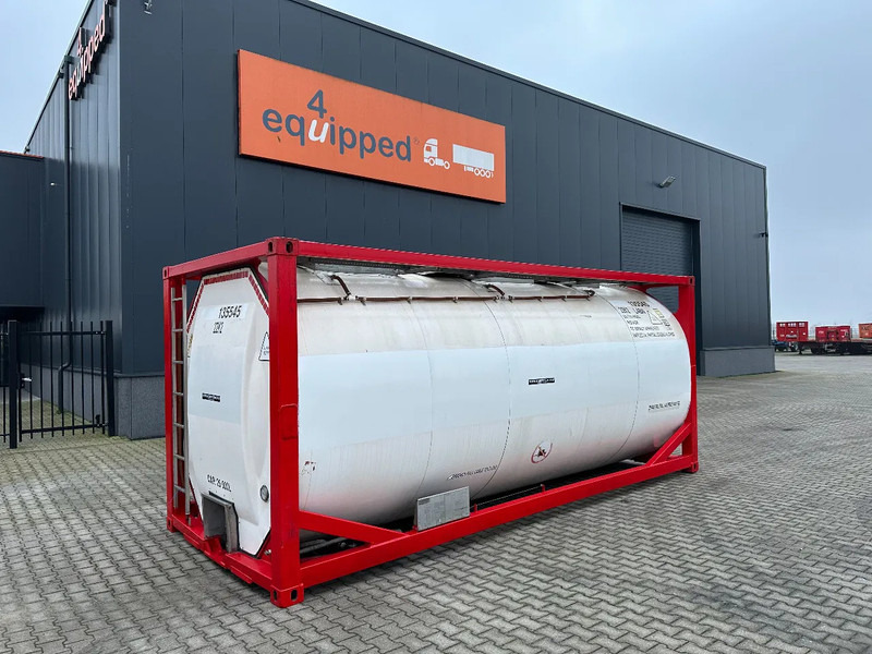 SINGAMAS 20FT ISO, 26.000L/1-COMP/3 BAFFELS/3 manholes, 5Y inspection: 06/2027 - Cuve de stockage: photos 1 SINGAMAS 20FT ISO, 26.000L/1-COMP/3 BAFFELS/3 manholes, 5Y inspection: 06/2027 - Cuve de stockage: photos 1