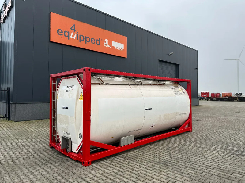 SINGAMAS 20FT ISO, 26.000L/1-COMP/3 BAFFELS/3 manholes, 5Y inspection: 06/2027 - Cuve de stockage: photos 1 SINGAMAS 20FT ISO, 26.000L/1-COMP/3 BAFFELS/3 manholes, 5Y inspection: 06/2027 - Cuve de stockage: photos 1