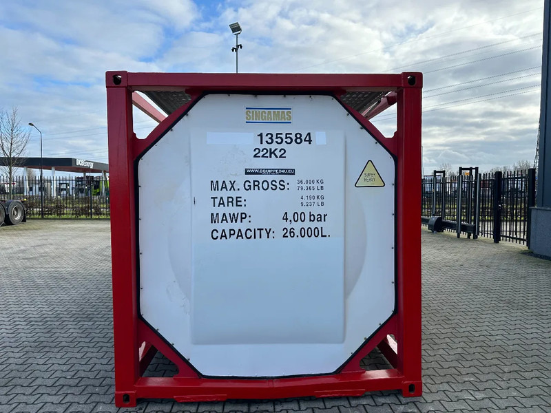 SINGAMAS 20FT ISO, 26.000L/1-COMP/3 BAFFELS/3 manholes, ADR inspectio valid till: 07/2025 - Cuve de stockage: photos 5 SINGAMAS 20FT ISO, 26.000L/1-COMP/3 BAFFELS/3 manholes, ADR inspectio valid till: 07/2025 - Cuve de stockage: photos 5