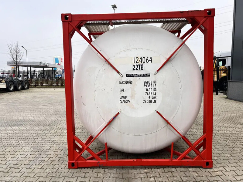 UBH 23.989L/1-comp, 20FT ISO, UN PORTABLE T11, L4BN, valid 5Y/CSC-inspection: 01/2026 - Cuve de stockage: photos 5 UBH 23.989L/1-comp, 20FT ISO, UN PORTABLE T11, L4BN, valid 5Y/CSC-inspection: 01/2026 - Cuve de stockage: photos 5