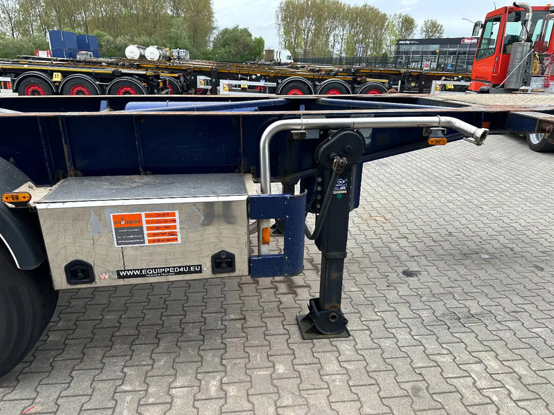 Semi-remorque porte-conteneur/ Caisse mobile Van Hool 20FT/30FT, ADR (EX/II, EX/III, FL, AT), BPW + drum, ALCOA, galvanized, liftaxle, NL-Chassis: photos 16