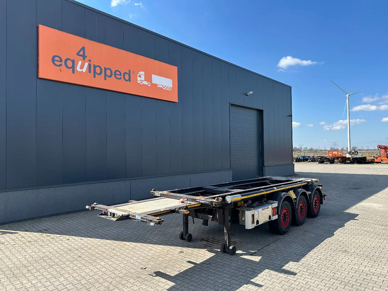 Van Hool 20FT, 66° Tipping-chassis, ADR (EX/II, EX/III, FL, OX, AT), SAF, 2 liftaxles, 380V - Semi-remorque porte-conteneur/ Caisse mobile: photos 2 Van Hool 20FT, 66° Tipping-chassis, ADR (EX/II, EX/III, FL, OX, AT), SAF, 2 liftaxles, 380V - Semi-remorque porte-conteneur/ Caisse mobile: photos 2