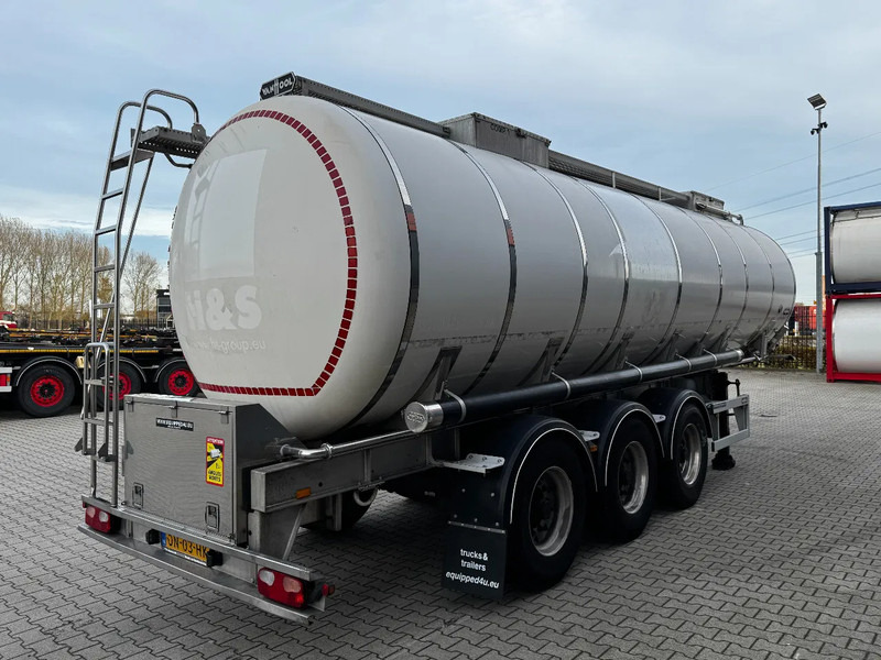 Van Hool LEVENSMIDDEL / RVS Rahmen / Leergewicht: 5.860kg / 29.500L / 1-Kammer+ 1 Schwallwand / Scheibebremse / NL / APK 03-2026 - Semi-remorque citerne: photos 3 Van Hool LEVENSMIDDEL / RVS Rahmen / Leergewicht: 5.860kg / 29.500L / 1-Kammer+ 1 Schwallwand / Scheibebremse / NL / APK 03-2026 - Semi-remorque citerne: photos 3