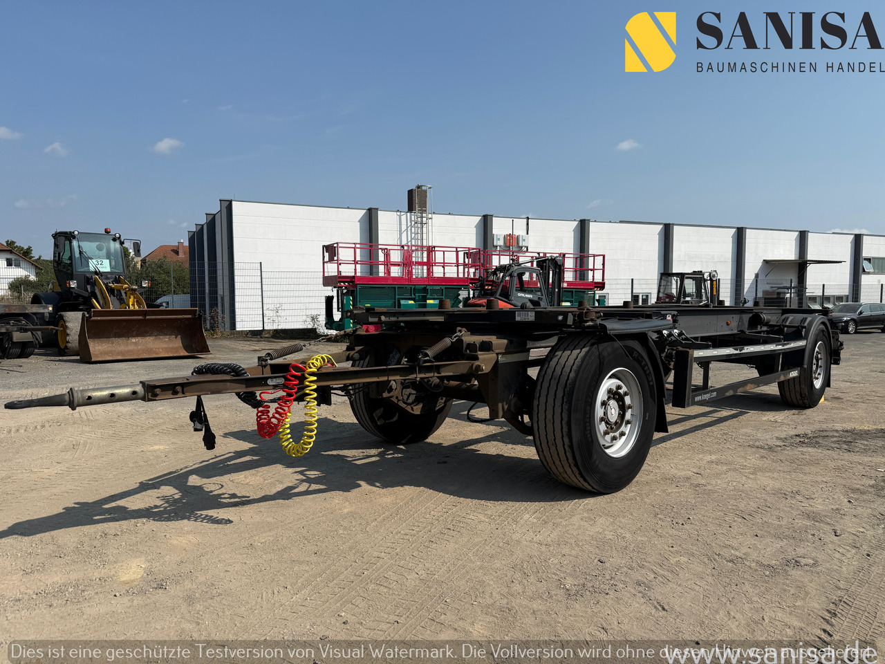 KÖGEL AW18/Wechselfahrgestell/BDF/Pneumatik - Remorque châssis: photos 1 KÖGEL AW18/Wechselfahrgestell/BDF/Pneumatik - Remorque châssis: photos 1