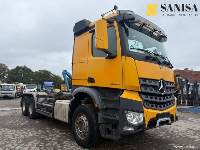 Mercedes-Benz Arocs 2643/ Meiler Abroller/EURO6/Klima - Camion ampliroll: photos 1 Mercedes-Benz Arocs 2643/ Meiler Abroller/EURO6/Klima - Camion ampliroll: photos 1